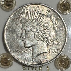 1922 Peace Silver Dollar AU55 | 90% Silver US Coin | Collector Grade